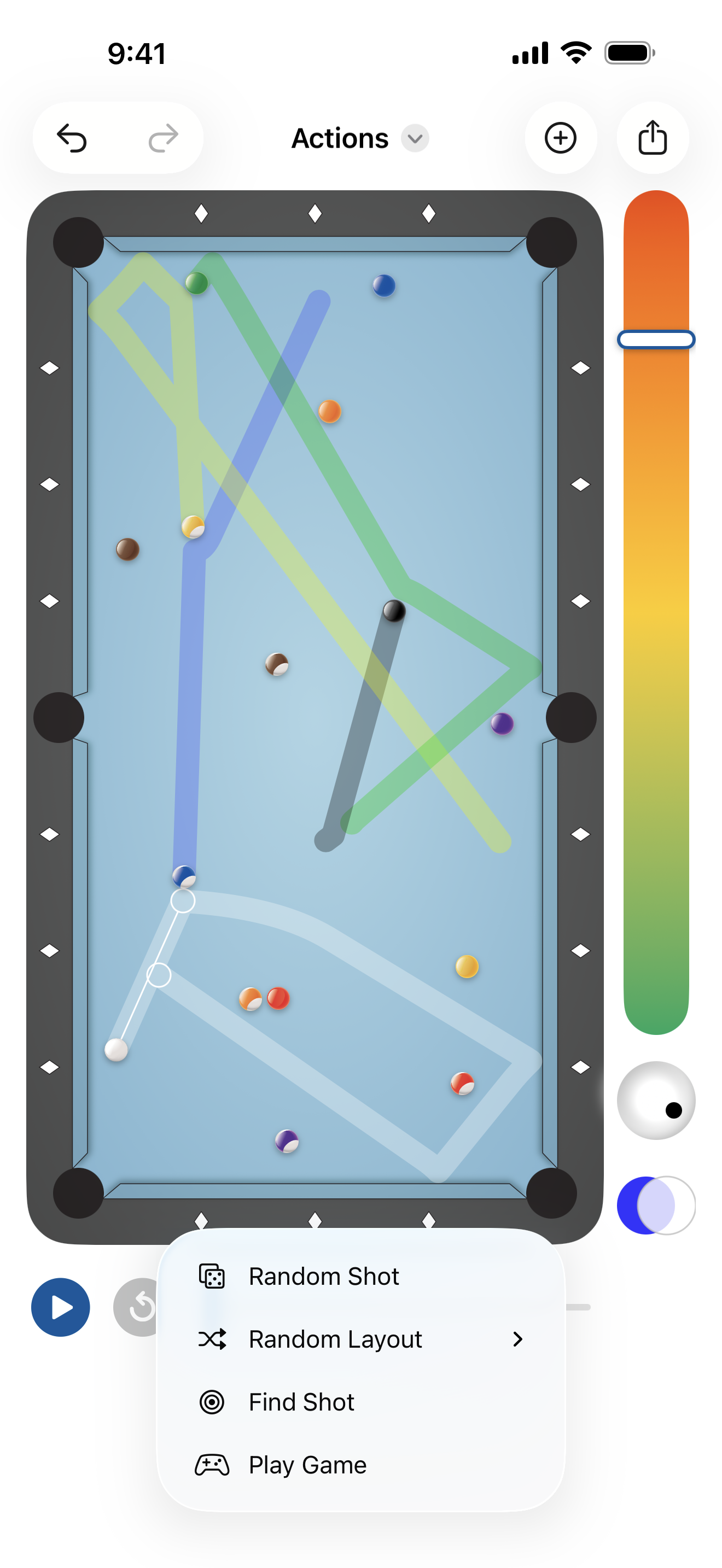 Billiard Shot Studio screenshot