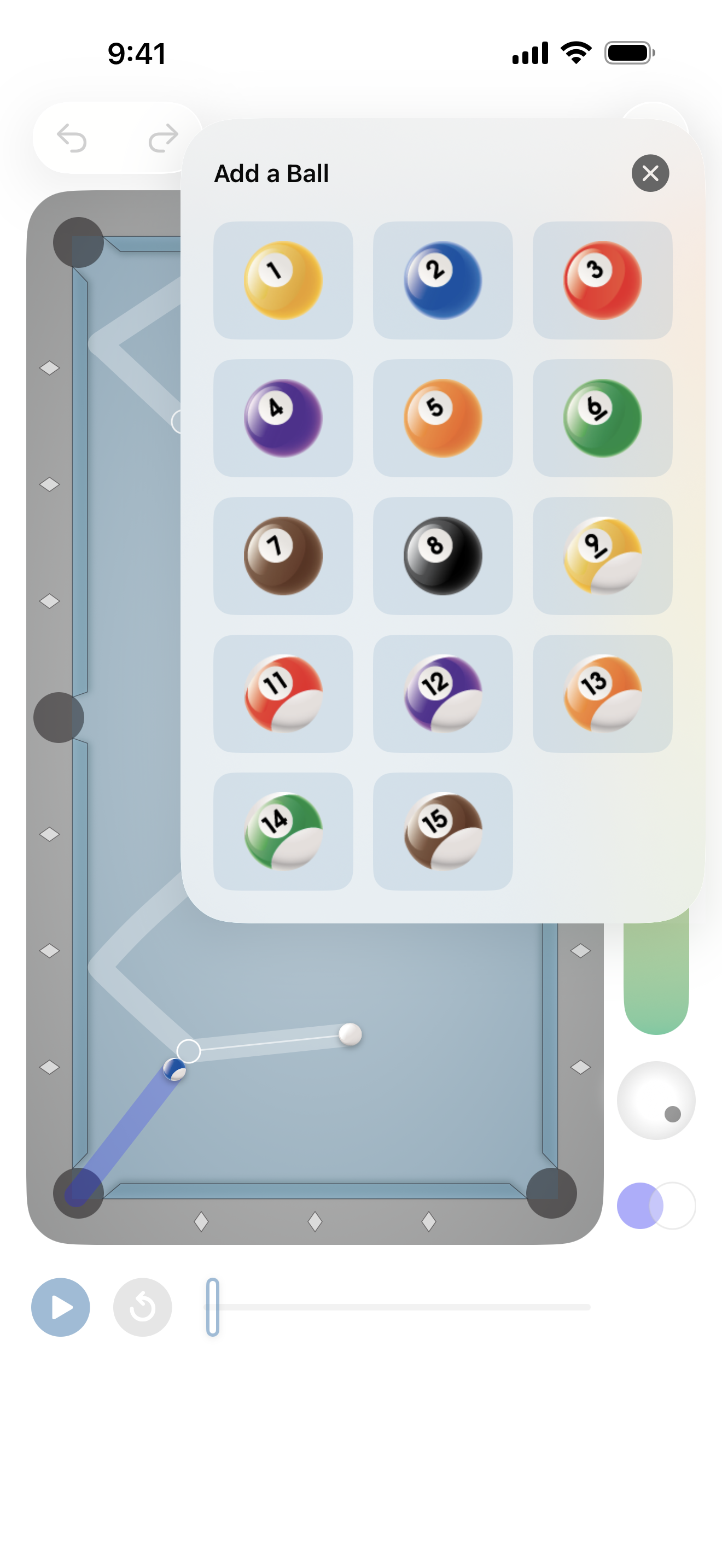 Billiard Shot Studio screenshot
